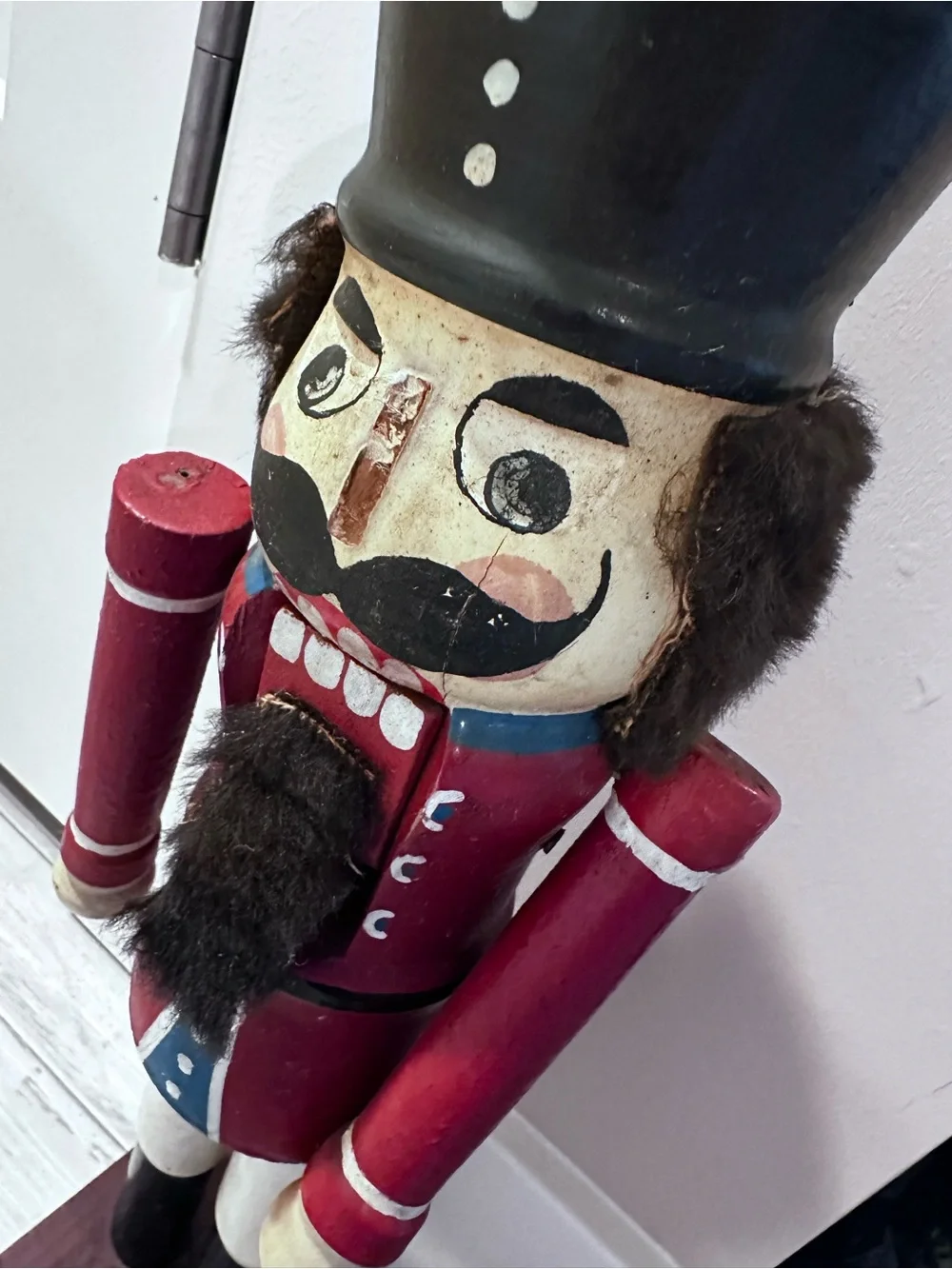 Classic Red Wooden Nutcracker Soldier,15 inches